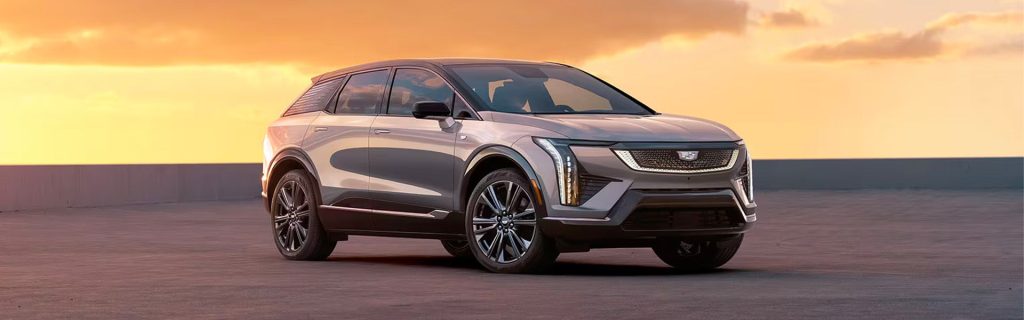 2025 Cadillac OPTIQ parked in the desert