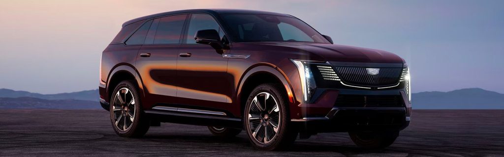 2025 Cadillac IQ parked in a desert