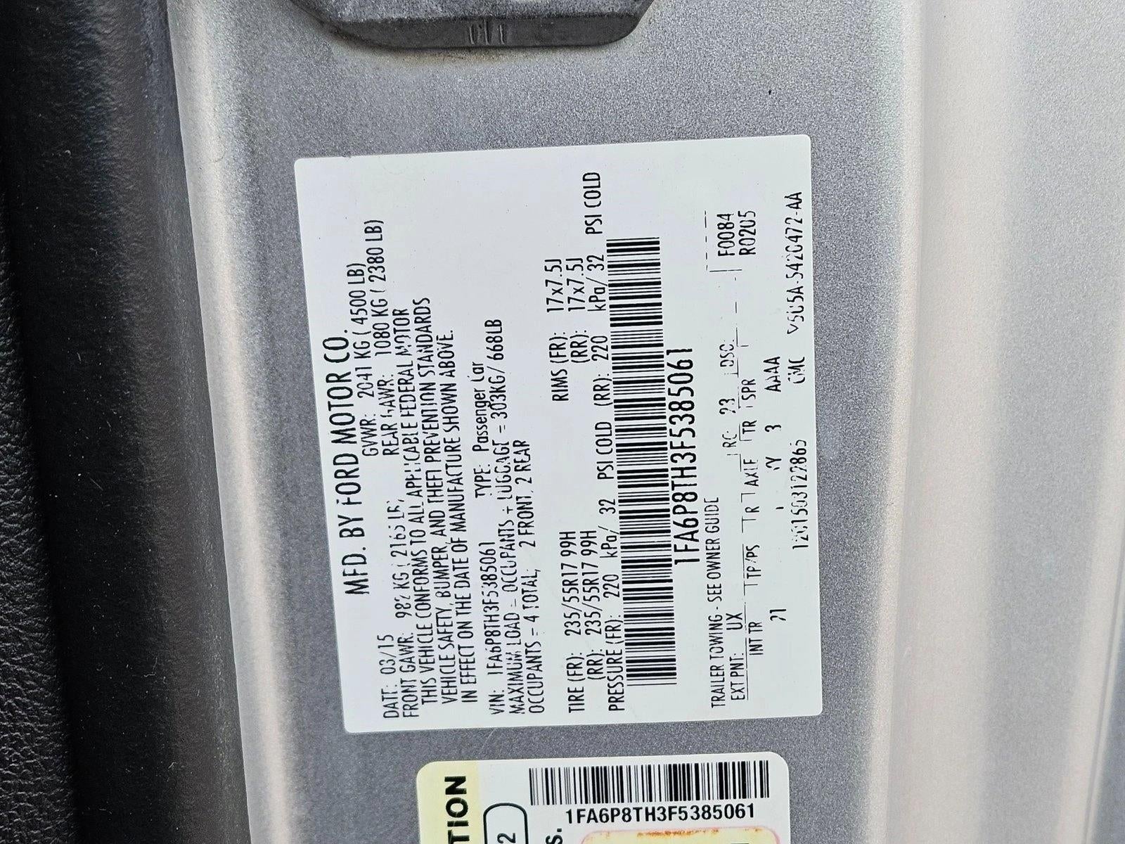 2015 Ford Mustang EcoBoost