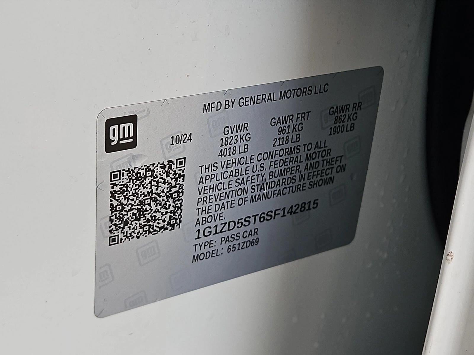 2025 Chevrolet Malibu 1LT