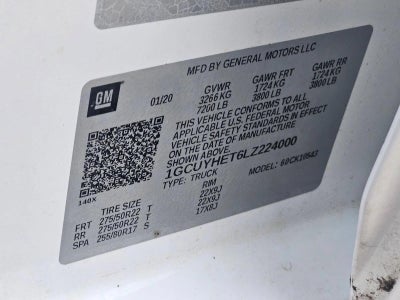 2020 Chevrolet Silverado 1500 High Country