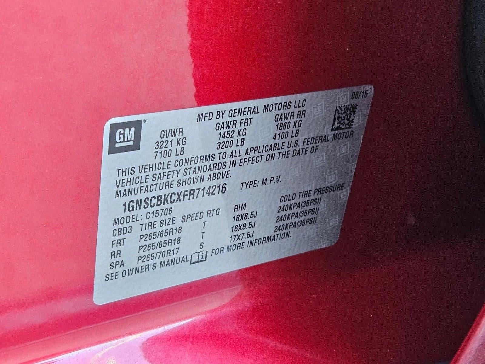 2015 Chevrolet Tahoe LT