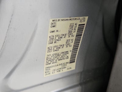 2020 Nissan TITAN Crew Cab S 4x2
