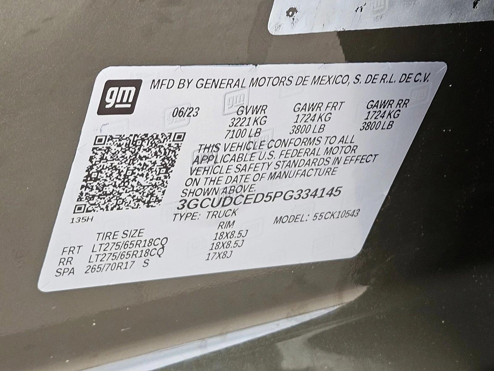 2023 Chevrolet Silverado 1500 Custom Trail Boss