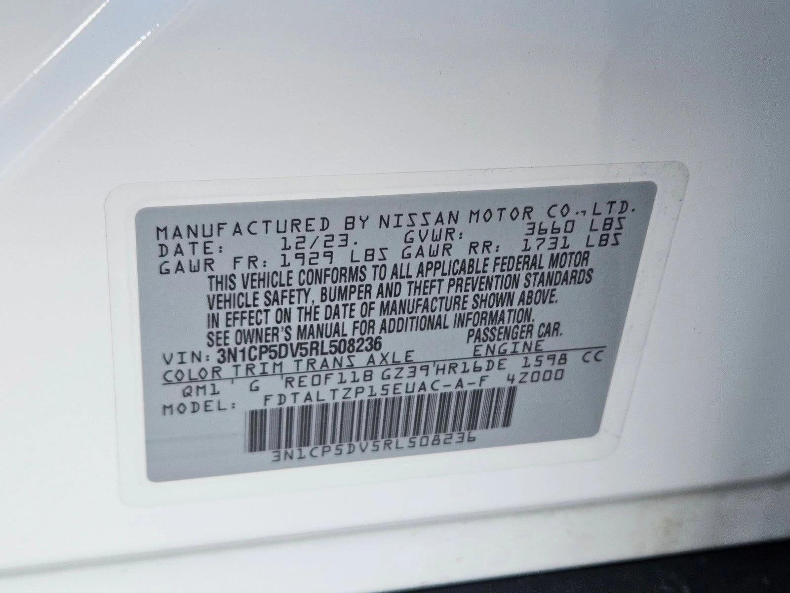 2024 Nissan Kicks SR