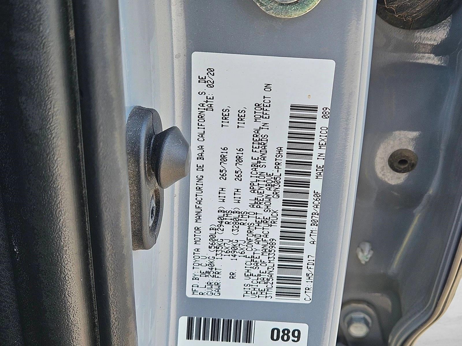 2020 Toyota Tacoma 4WD SR5