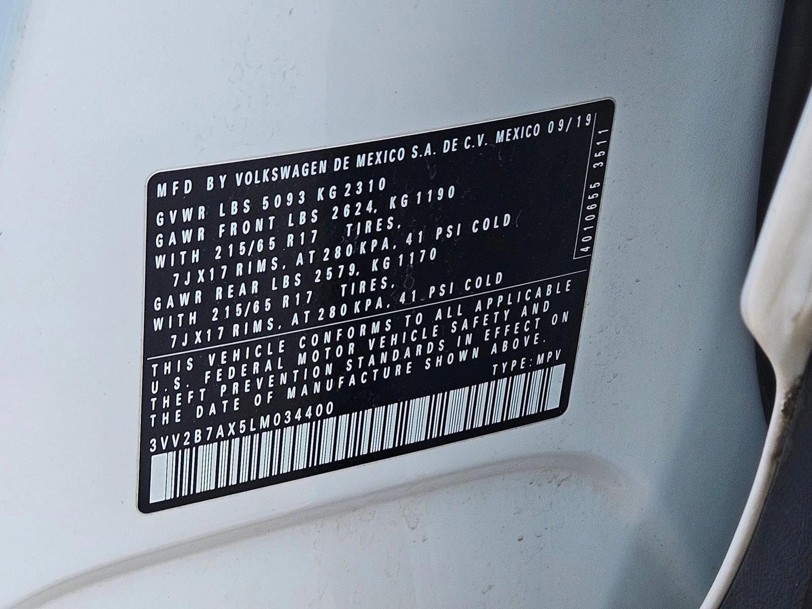 2020 Volkswagen Tiguan SE