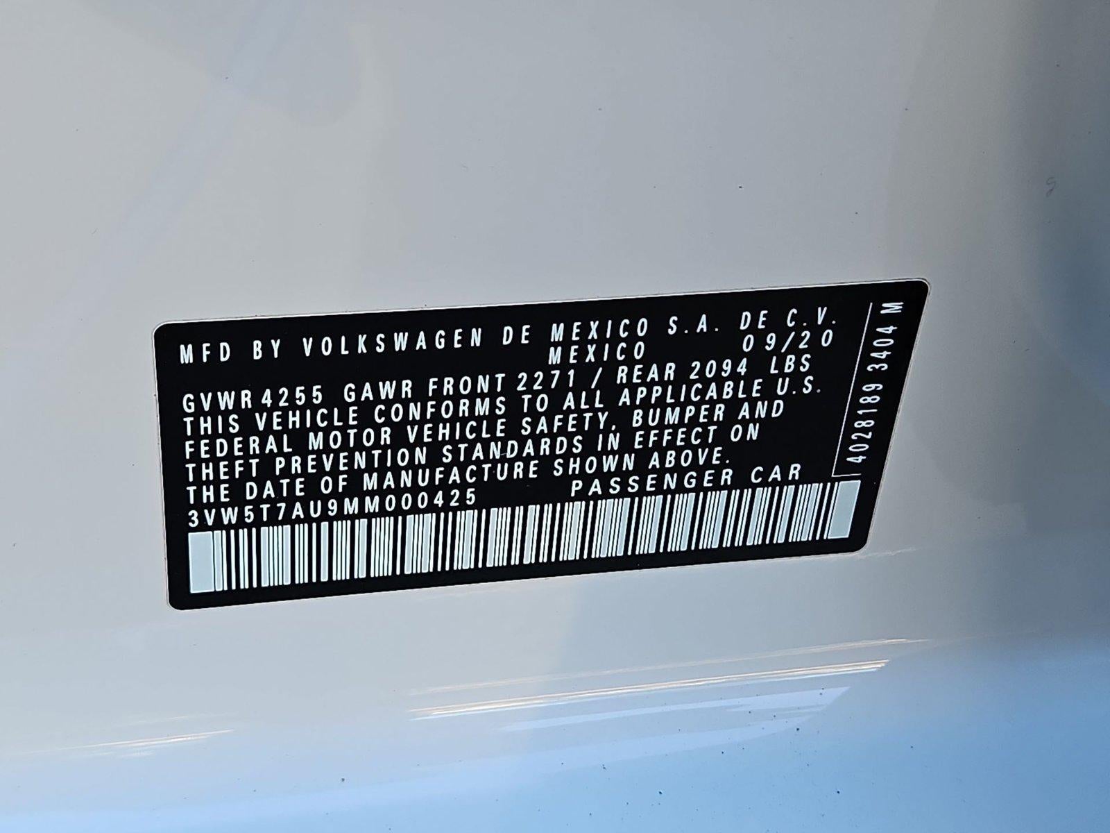 2021 Volkswagen Golf GTI 2.0T S