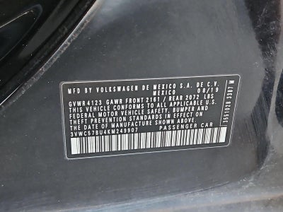 2019 Volkswagen Jetta 1.4T S