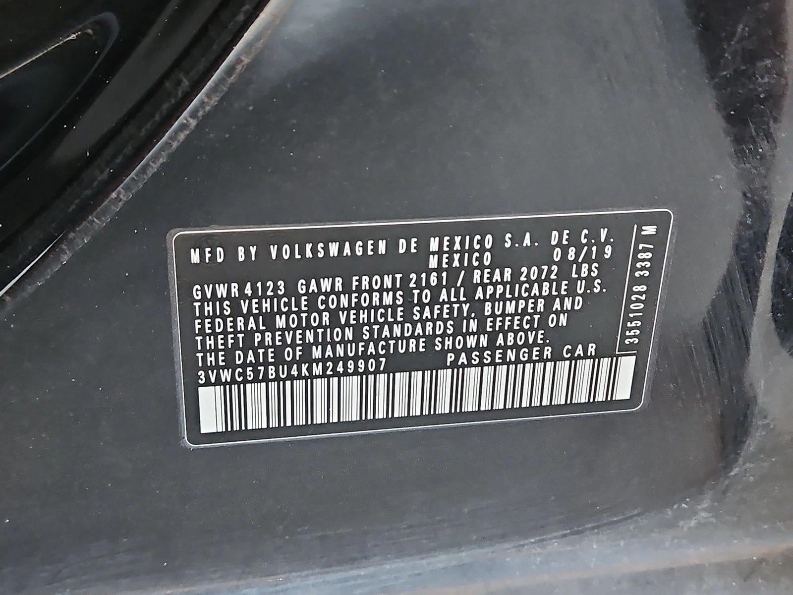2019 Volkswagen Jetta 1.4T S