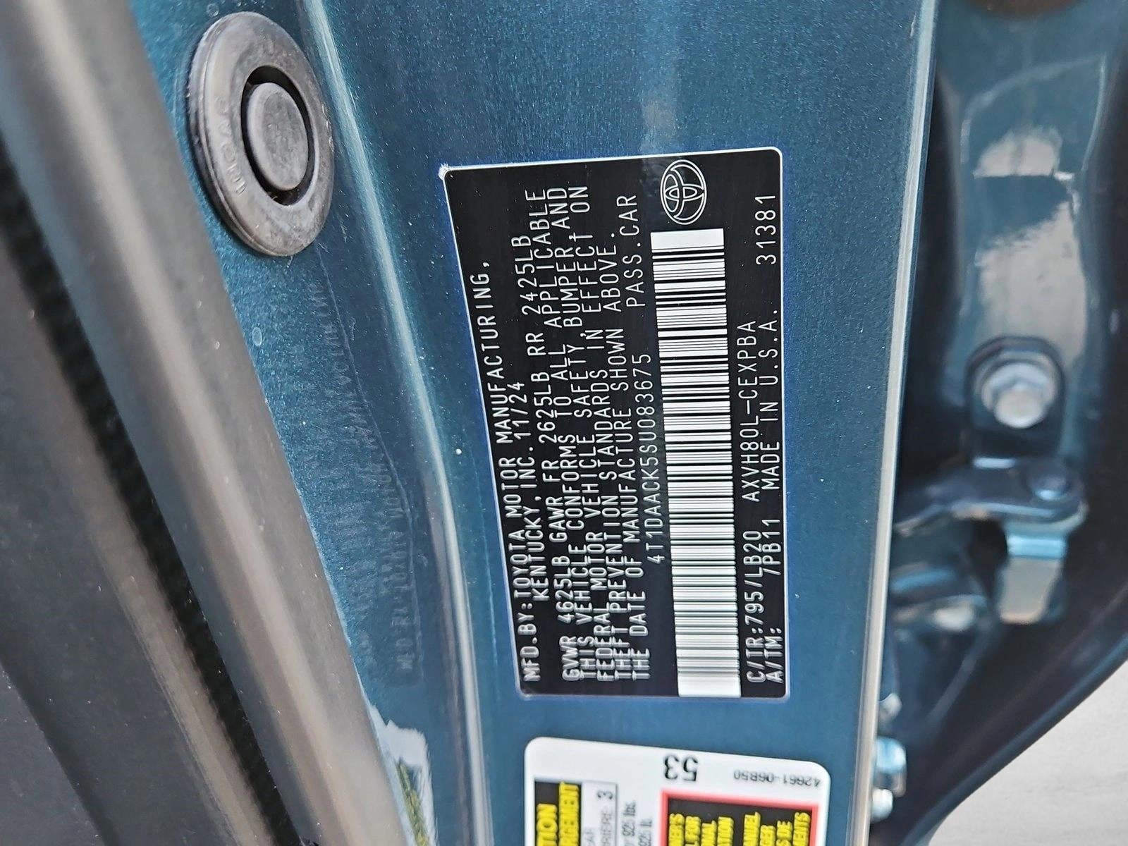 2025 Toyota Camry LE