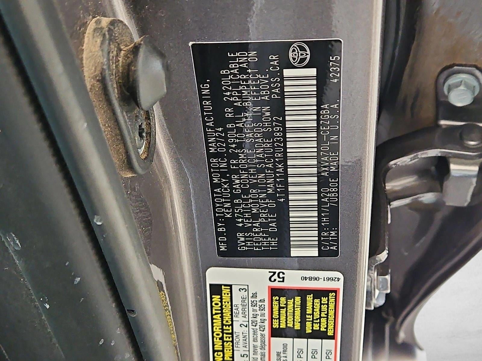 2024 Toyota Camry XLE