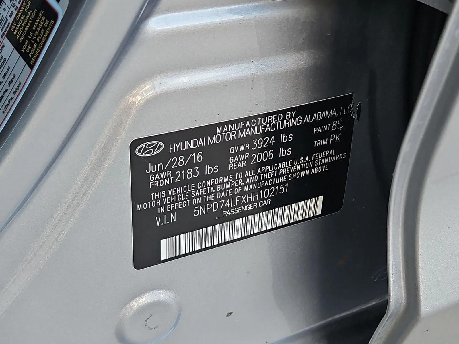 2017 Hyundai Elantra SE