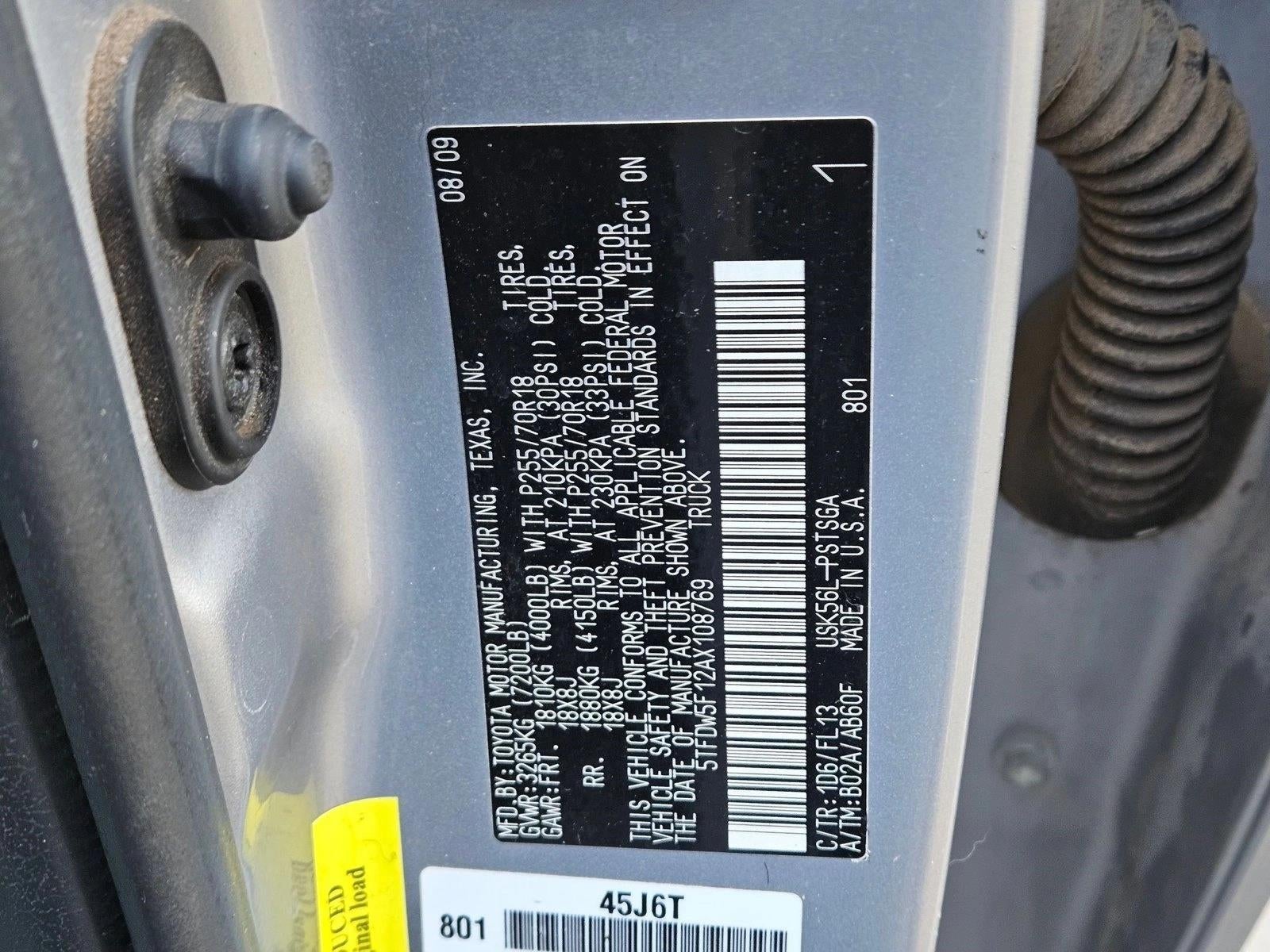 2010 Toyota Tundra 4WD Truck CREWMX