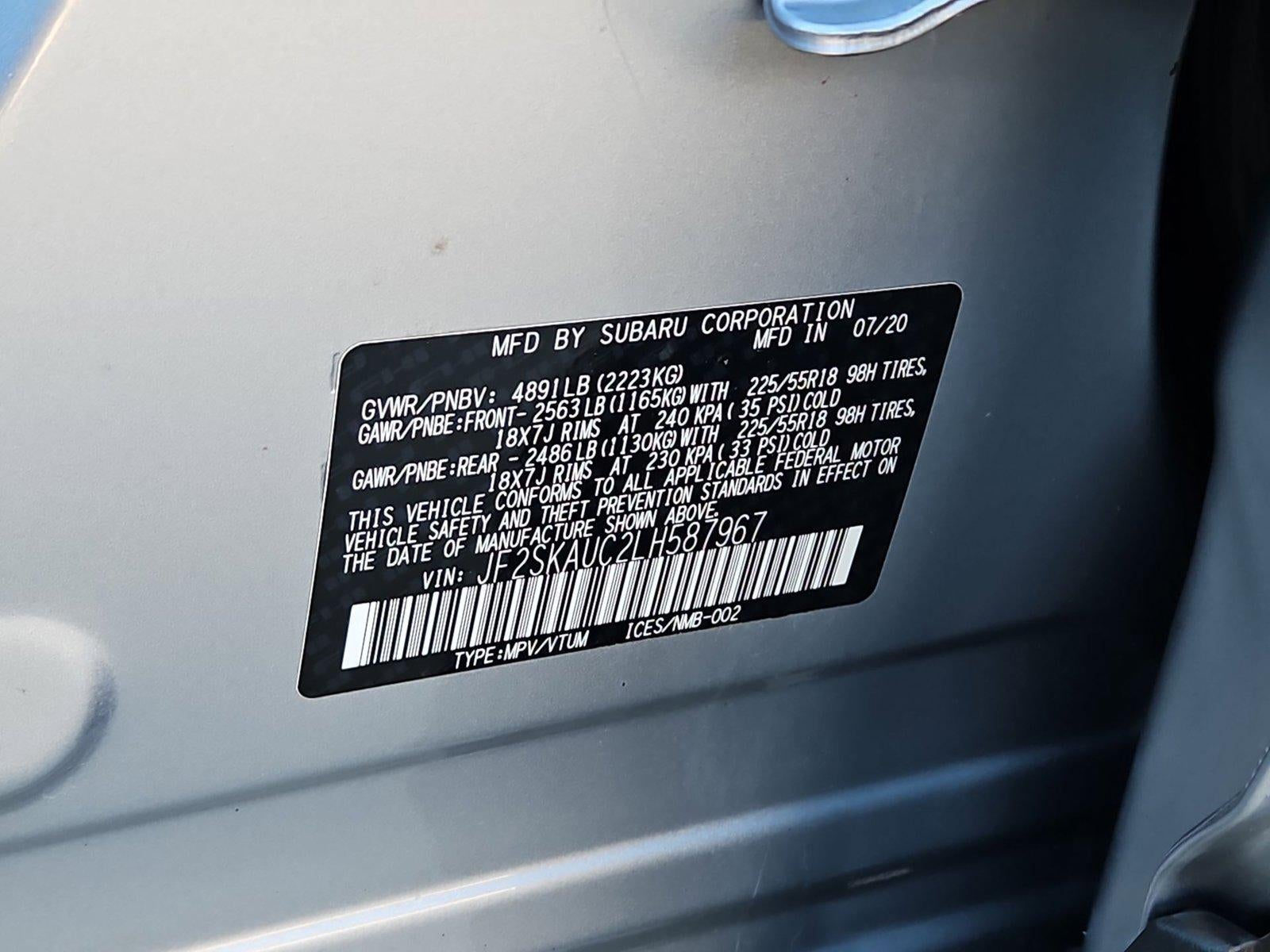 2020 Subaru Forester Limited