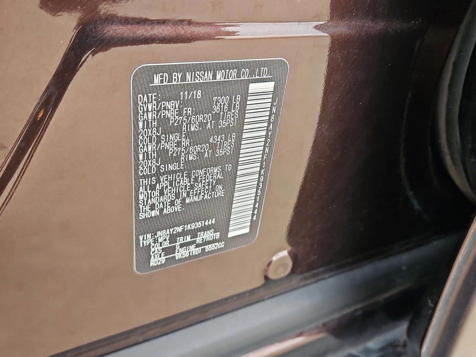 2019 Nissan Armada Platinum