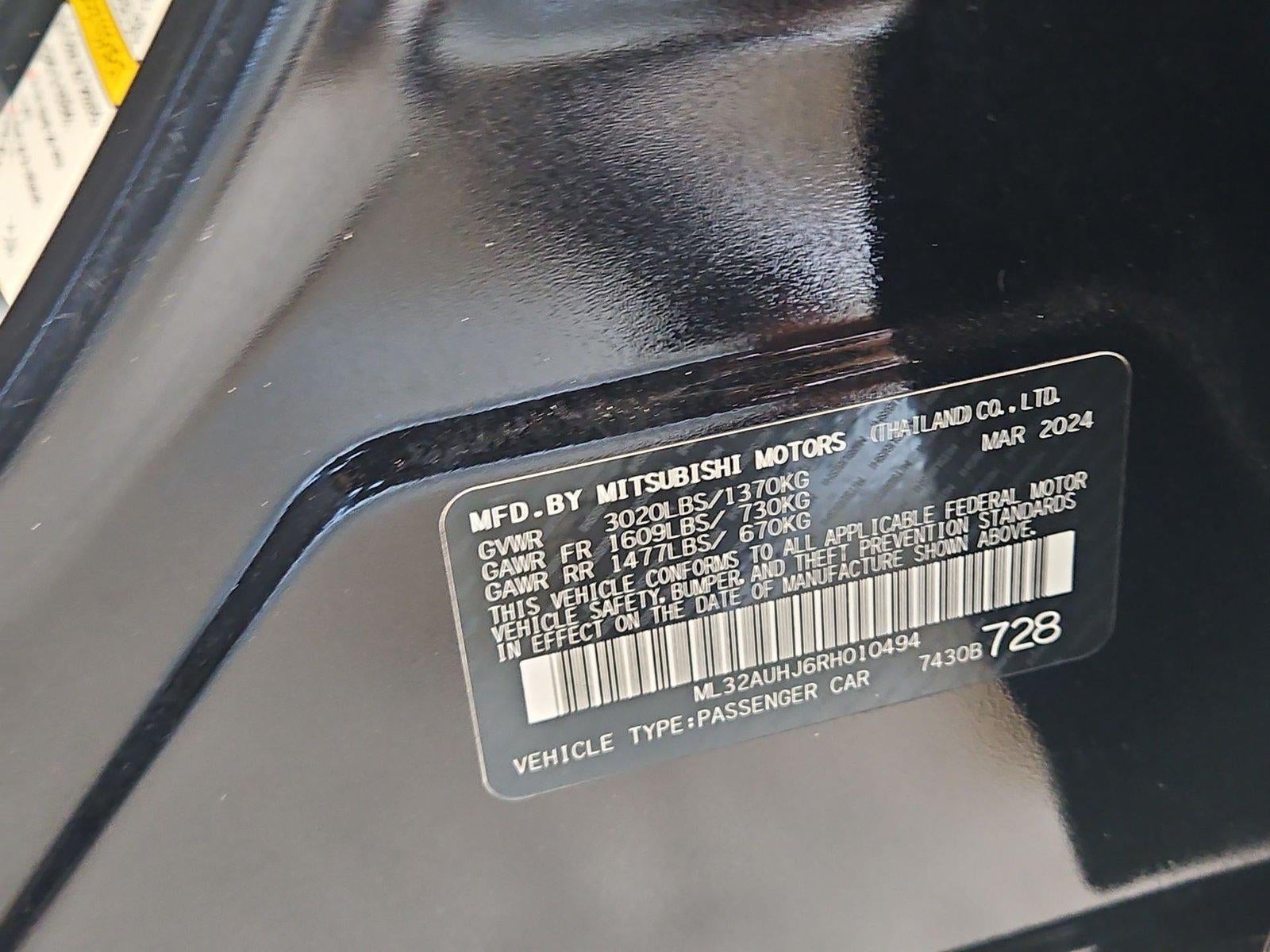 2024 Mitsubishi Mirage ES