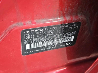 2024 Mitsubishi Mirage G4 ES