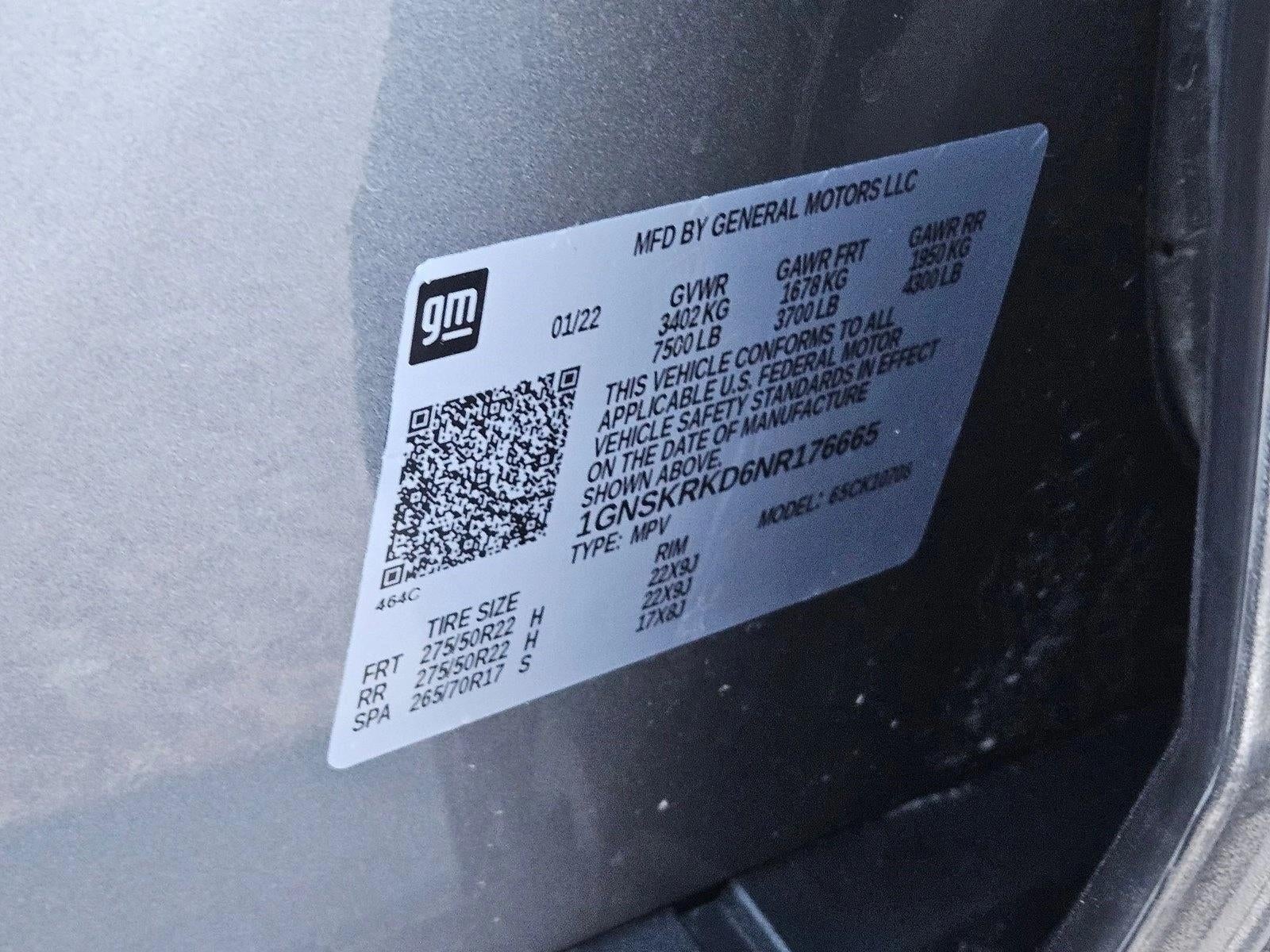 2022 Chevrolet Tahoe RST