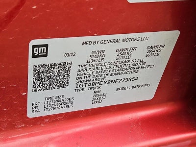 2022 GMC Sierra 2500 HD AT4