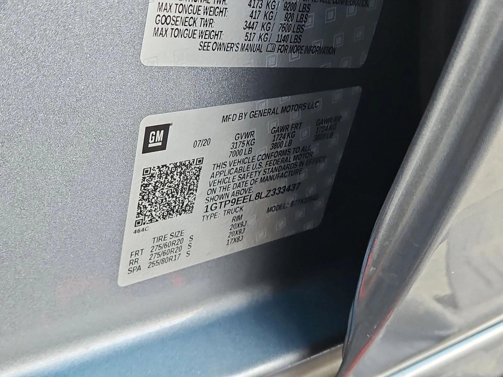 2020 GMC Sierra 1500 AT4