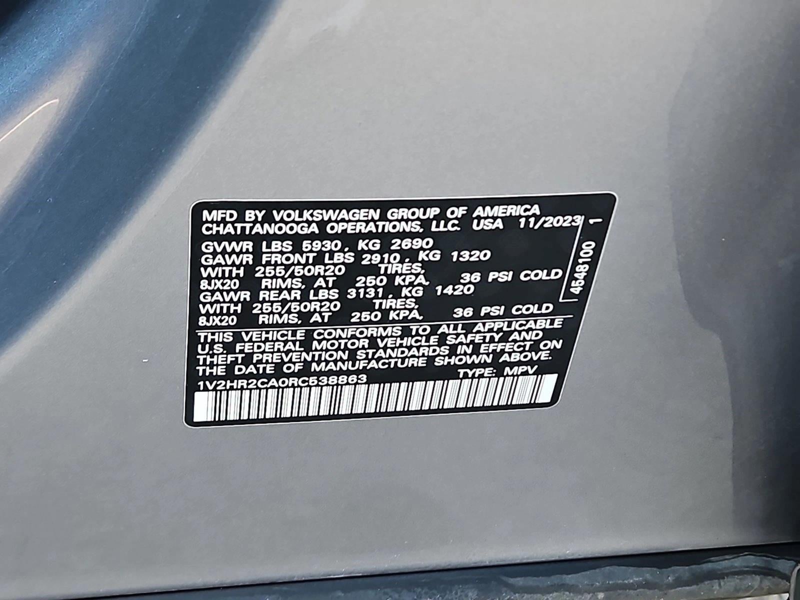 2024 Volkswagen Atlas 2.0T SE w/Technology