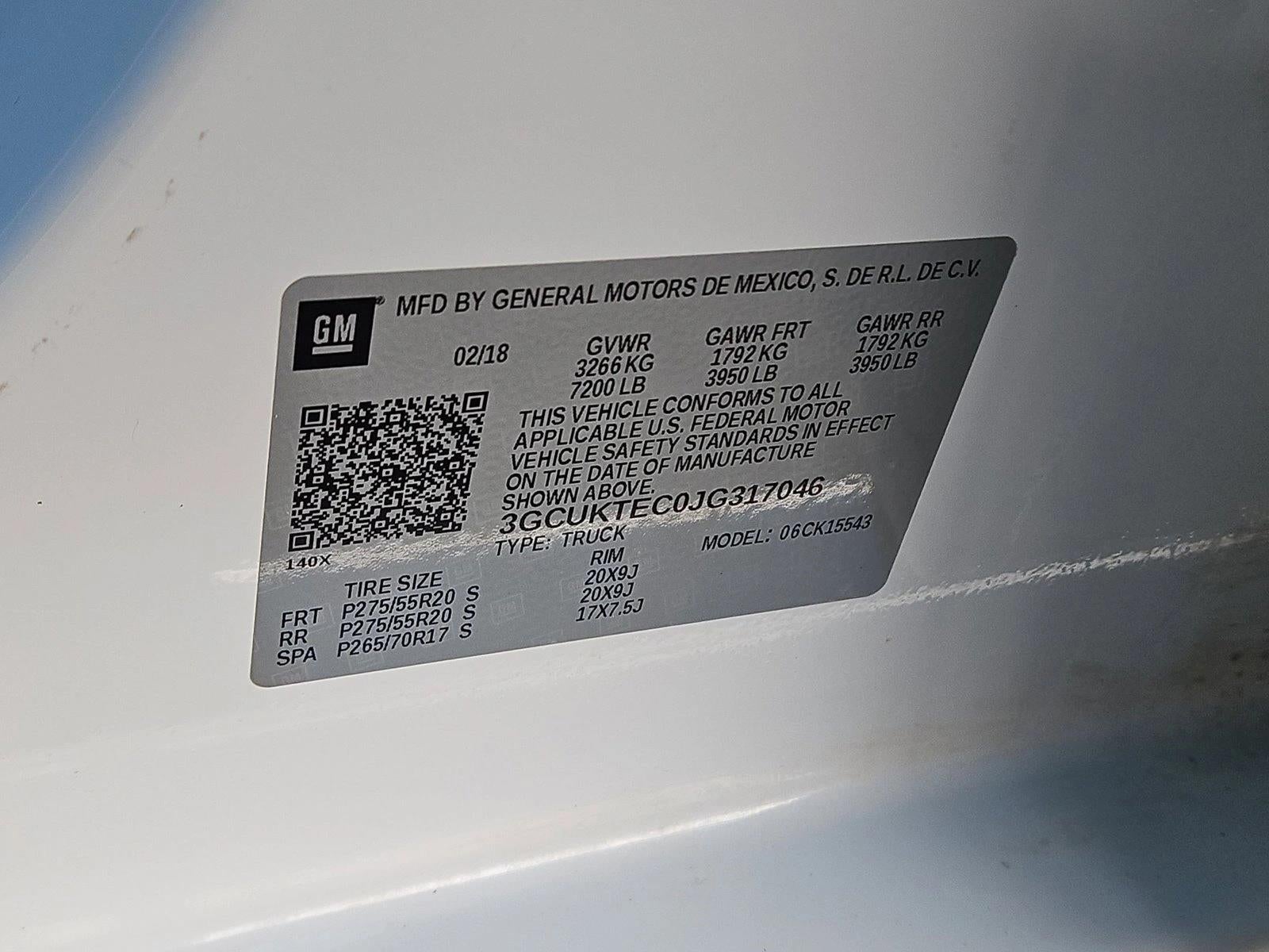 2018 Chevrolet Silverado 1500 High Country