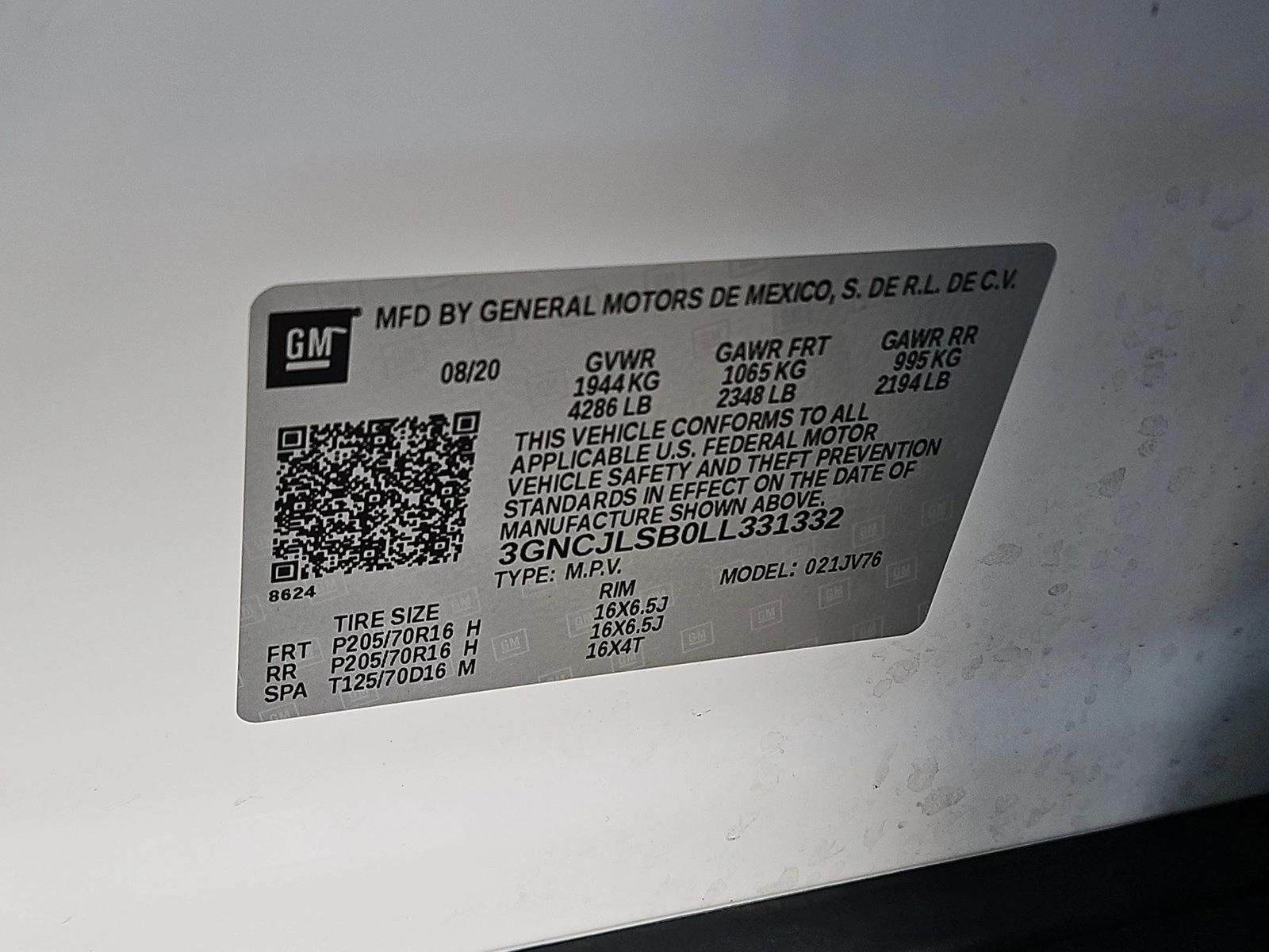 2020 Chevrolet Trax LT