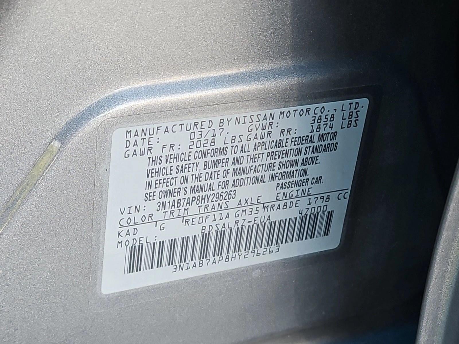 2017 Nissan Sentra SR