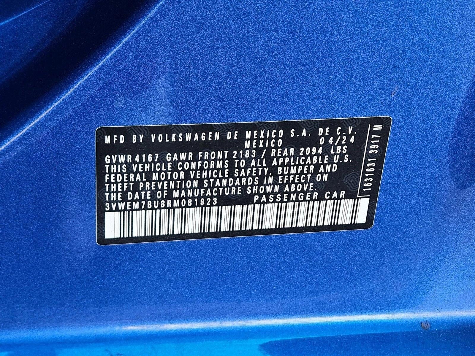 2024 Volkswagen Jetta 1.5T SE