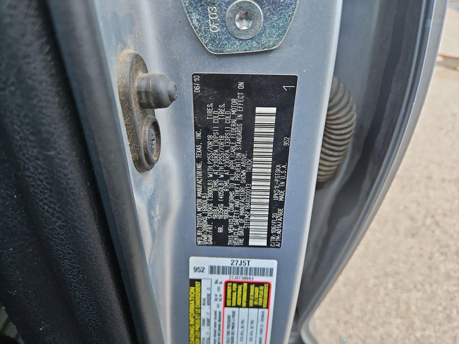 2010 Toyota Tundra 2WD Truck Base