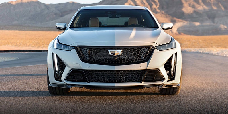 CT5-V Blackwing showcasing its front view