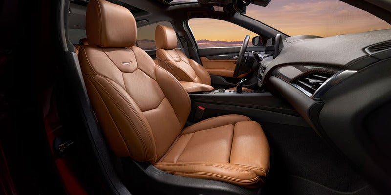 CT5 displays its luxurious interior seating