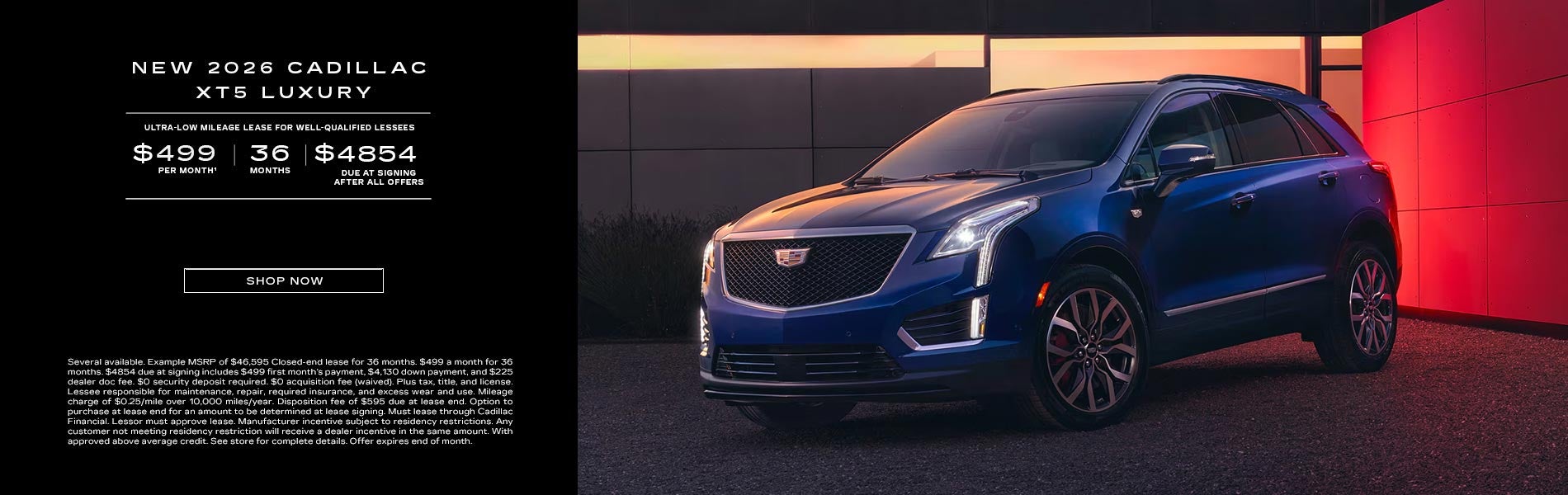 New 2026 Cadillac XT5 Luxury