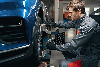 Collision repair work